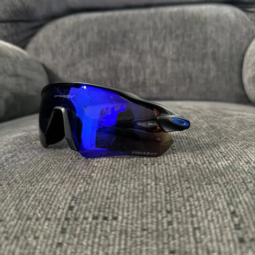 Oakley Radar EV PRIZM Polarized Sapphire Iridium OO9208 Black Frame - Picture 11 of 13
